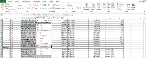 Cách xuống dòng trong excel 5