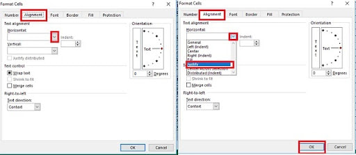 Cách xuống dòng trong excel 6