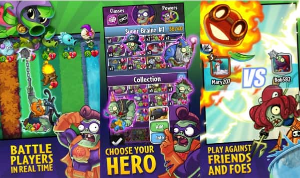 plants vs zombies heroes hack hình 03