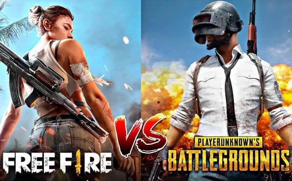 pubg và free fire