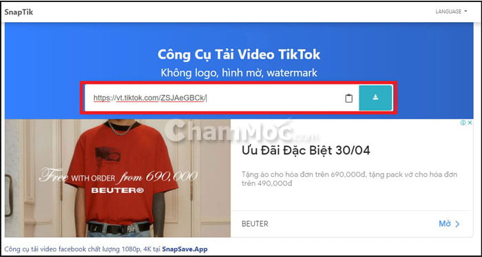 Snaptik - tải video tiktok không logo hình 2